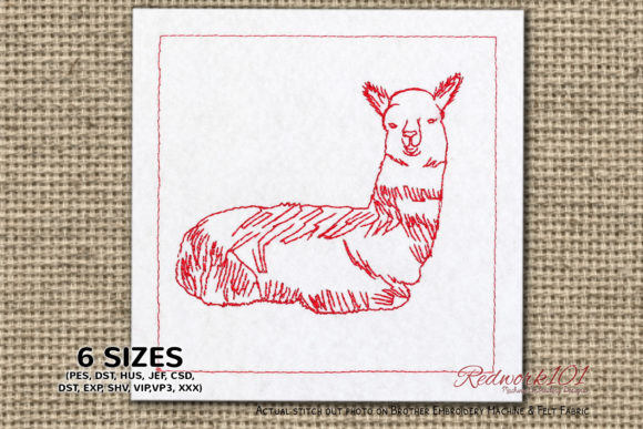 Baby Llama: A Craft Fair-Ready Embroidery Design