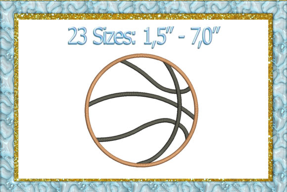 Basketball Applique