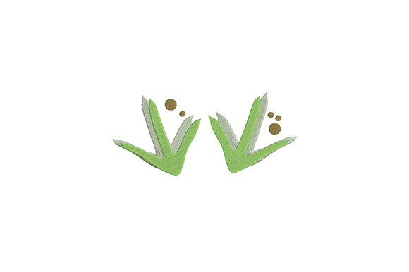 Chicken Footprint Embroidery Design for Apparel Projects