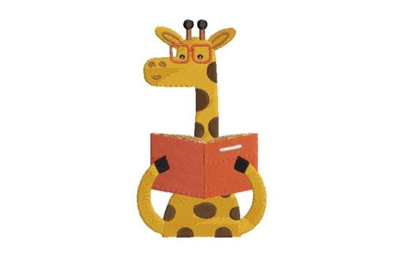 Giraffe Reading a Book Embroidery Design Review