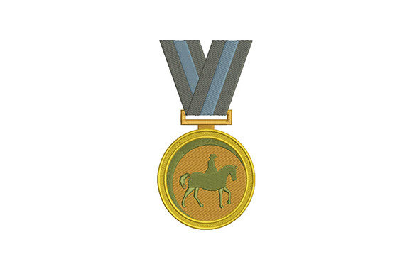 Horse Rider Medal Embroidery Design Review
