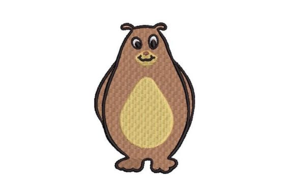 Regular Bear Embroidery Design for Small Business