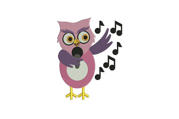 Singing Pink Owl: A Seller’s Review for Etsy Embroidery