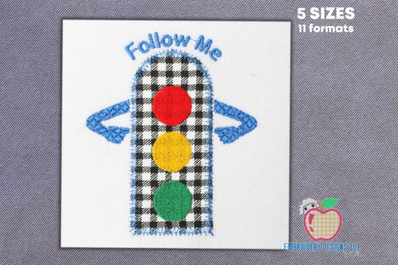 Traffic Signal Applique Design: Boutique Apparel Review